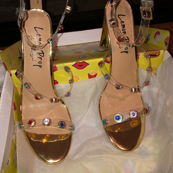 We'll See About That Heeled Sandal - Gold - Picture 6 of 8